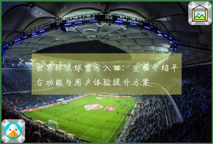 世界杯买球官方入口：全面介绍平台功能与用户体验提升方案