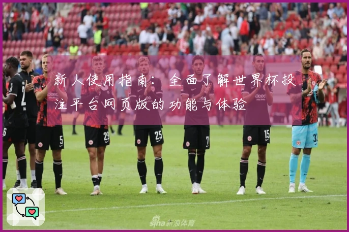 新人使用指南：全面了解世界杯投注平台网页版的功能与体验